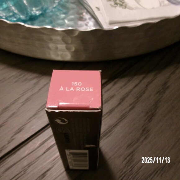 NEW Laura Mercier Rouge Essentiel Silky Crème Lipstick 150 A LA ROSE Pink 0.12oz - Picture 3 of 5
